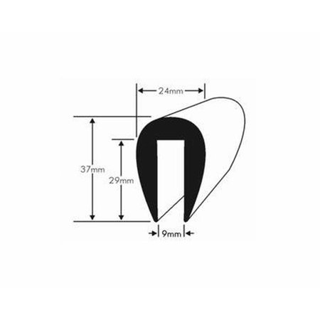 lindemann PVC Stootlijst, type 1