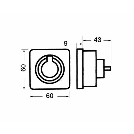 osculati Socket 12 volt