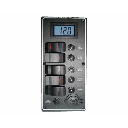 osculati Electrical panel PCAL series with 9/32V digital voltmeter