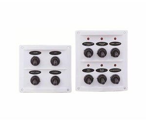 Blue Sea schakelpaneel 4V automatisch 20mm plug 12V | Dekker Watersport