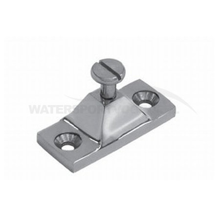 RVS Dekbeugel - zijwandmontage