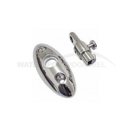 Dekbeugel - draaibaar en uitneembaar / RVS