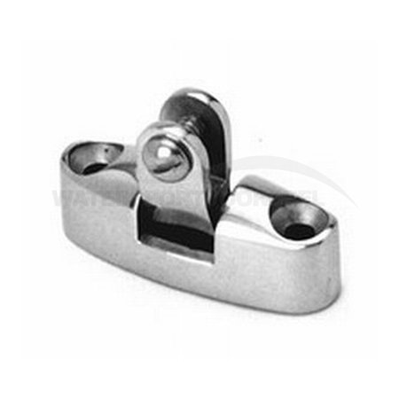 Dekbeugel - schuin 80 graden / RVS