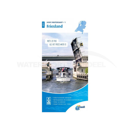ANWB waterkaart 1 Friesland