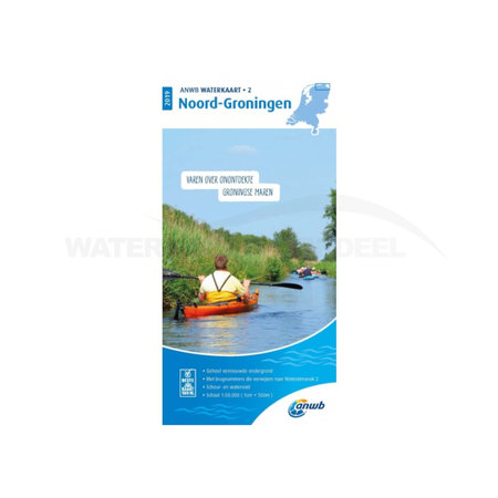 ANWB waterkaart 2 Noord-Groningen