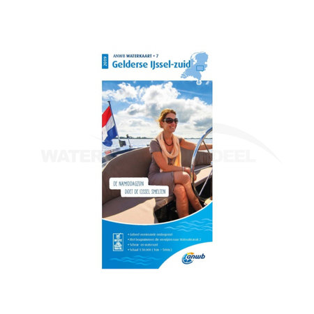 ANWB waterkaart  Gelderse IJssel-zuid