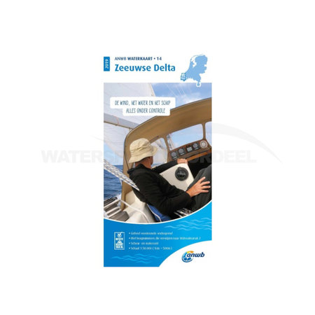ANWB waterkaart 14 Zeeuwse Delta Editie 2020