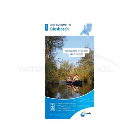 ANWB waterkaart 15 Biesbosch