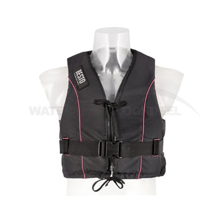 Besto Besto Dinghy Zipper Reddingsvest VolwassenenZwart-Roze