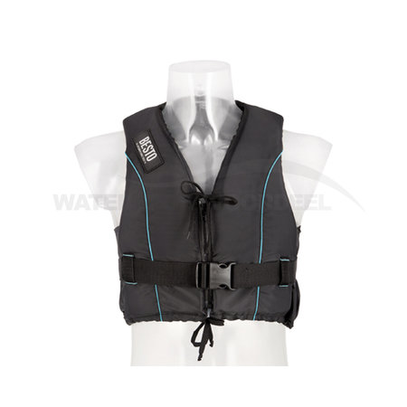 Besto Besto Dinghy Zipper Reddingsvest Volwassenen Zwart-Blauw