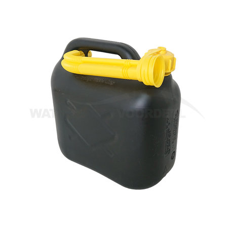 Kunststof jerrycan met flexibele tuit