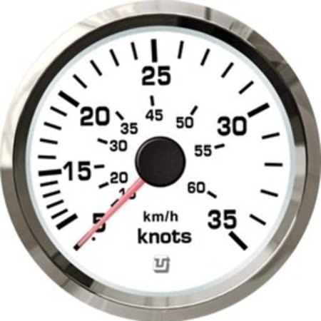 Uflex Uflex ultra white snelheidsmeter 35kts
