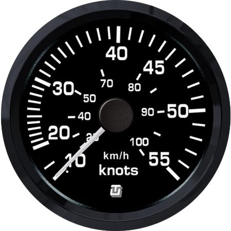 Uflex Uflex ultra black snelheidsmeter 55kts