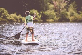 Met kinderen op de boot