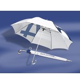 Trend Marine Windbrella - 2-Persoons Paraplu - Wit/Royal Blue