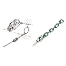 Ankerketting met lijn adapter
