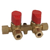 Gaskraan verdeelblok