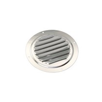 RVS Ventilatierooster rond met vliegenhor