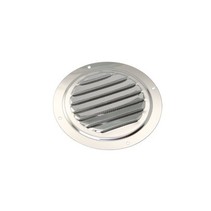 RVS Ventilatierooster rond met vliegenhor