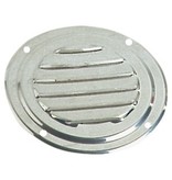 RVS Ventilatierooster rond met vliegenhor