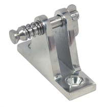 RVS dekbeugel met uitneembare pin