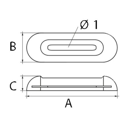 Aluminium anode opschroefbaar