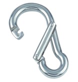 RVS Karabijnhaak met grote opening