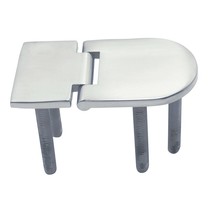 Scharnier met schroefdraad - gegoten / RVS A4-AISI316