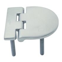 Scharnier met schroefdraad - gegoten / RVS A4-AISI316