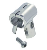 RVS Relingbeslag / Scharnierend T-stuk 90graden