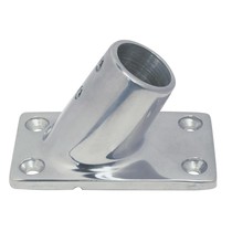 RVS Railinsteun vierkant - 60 graden