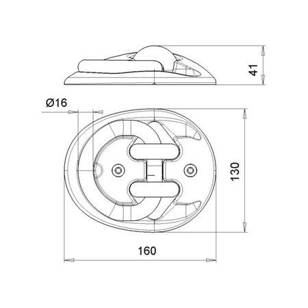 Stazo Ankerplaat Stazo wall/dock