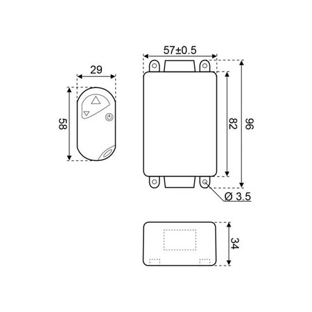 Talamex LED dimmer met afstandbediening