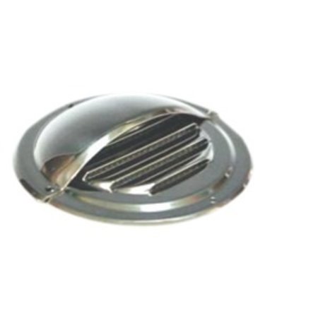 RVS Regenkapje rond voor ventilatierooster