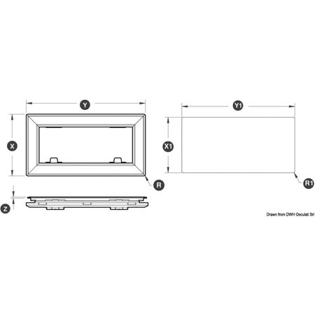 Lewmar Lewmar flush patrijspoort