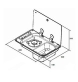 allpa Kooktoestel en spoelbak
