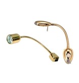 Flexibele messing kaartleeslamp