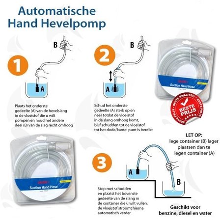 Hand hevelpomp - hevelslang