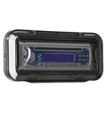 Waterdichte cover met transparante voorkant voor radio