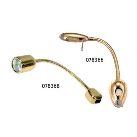 Flexibele messing kaartleeslamp