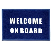 Bootmat welcome on board