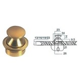 Drukknopsluiting messing gepolijst of verchroomd