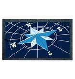 Deurmat Windroos - 40x68cm