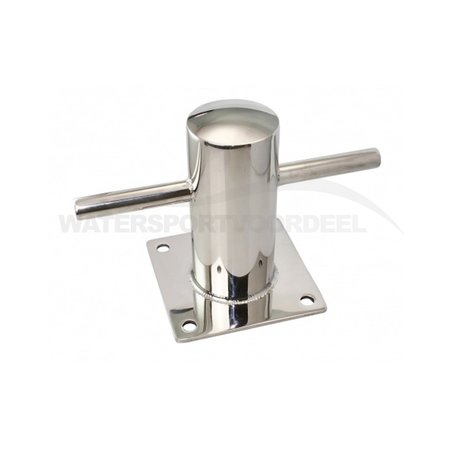 Bolder RVS met lange stokken