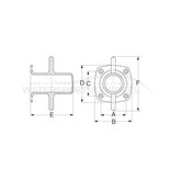 Bolder RVS met lange stokken