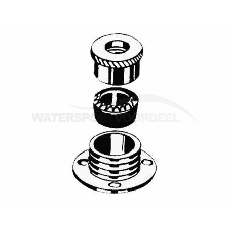 Messing verchroomde waterdichte kabeldoorvoeren