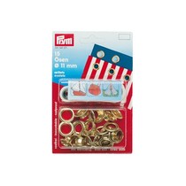 Prym zeilkousen 11mm messing