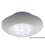 osculati Waterdichte witte plafondlamp, wit LED-licht