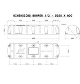 Plastimo Steigerfender Bumper halfrond