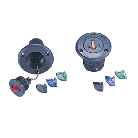 Dekvuldop kunststof 4 sleutels